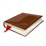 Hardcover Book with Red Bookmark